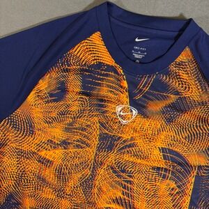 Nike Academy+ Men's Dry-FIT Short-Sleeve Football Top Blue Orange‎ X-Large
